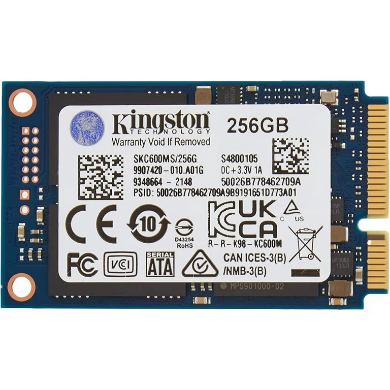 Kingston SSD KC600 256GB mSATA 3D TLC NAND SKC600MS/256G - BRAND NEW
