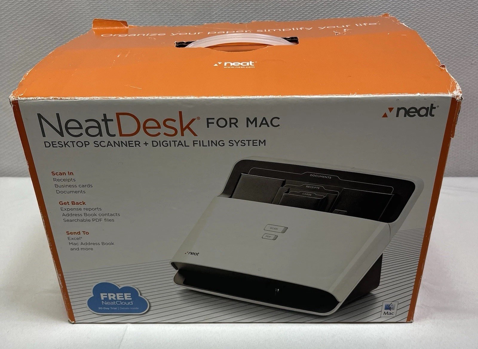 Neat Desk ND-1000 Desktop Scanner Digital Filing System NEW Open Box READ***