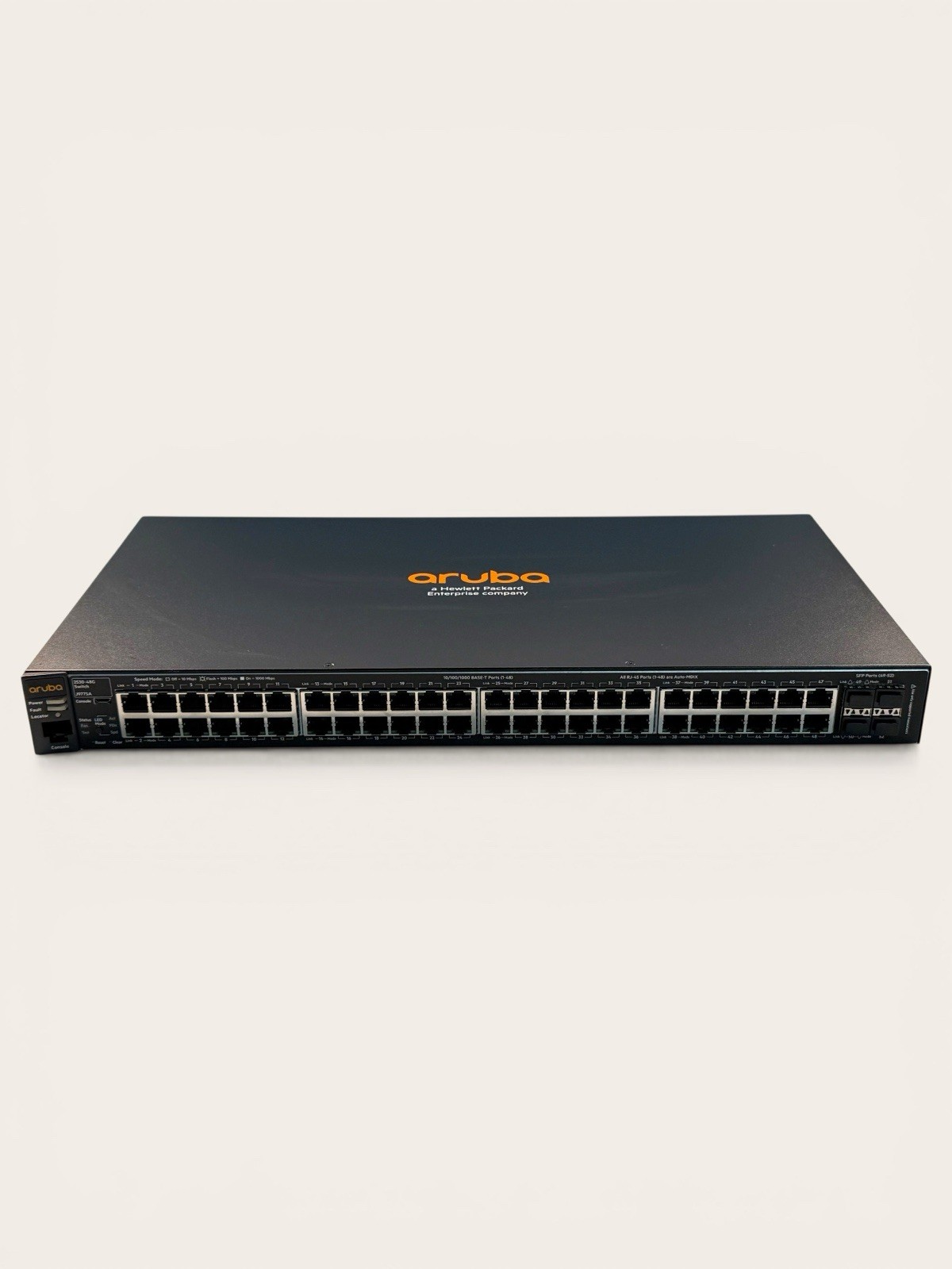 Aruba HPE 2530 48G Network Switch (J9775A-60201 LINE:50/60HZ