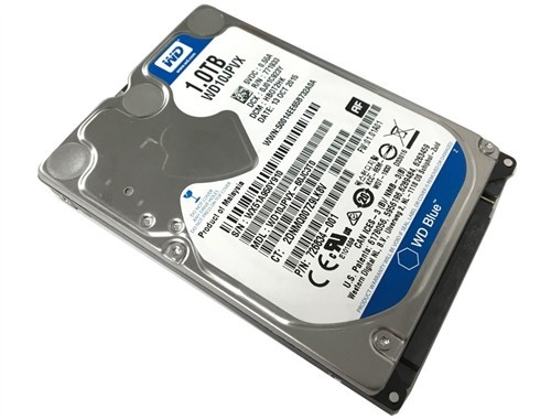 Western Digital WD Blue 1TB 2.5in SATA Internal Laptop Hard Drive - LOW HOURS