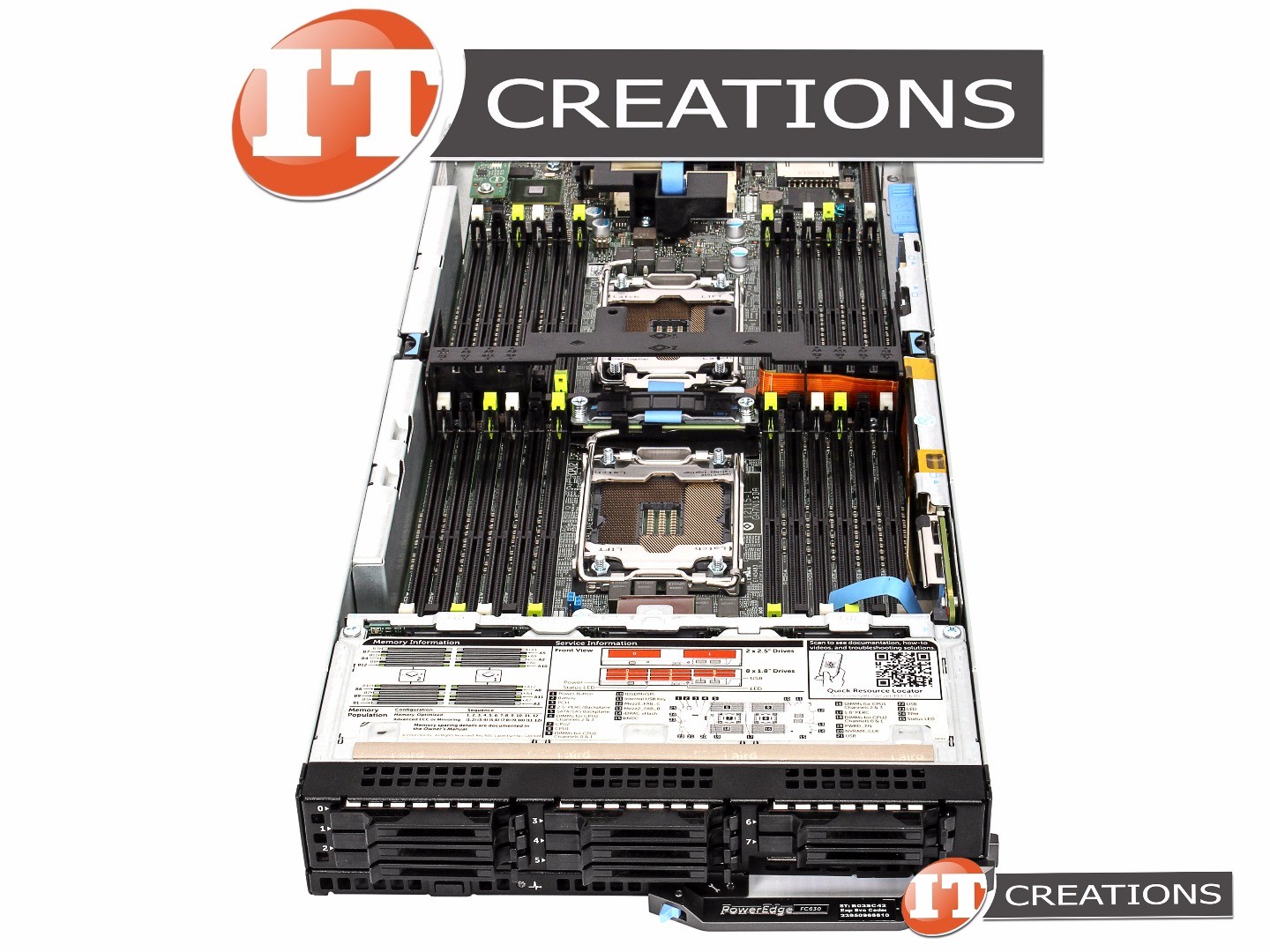 DELL POWEREDGE FC630 TWO E5-2637V3 3.5GHZ 128GB NO HDD S130