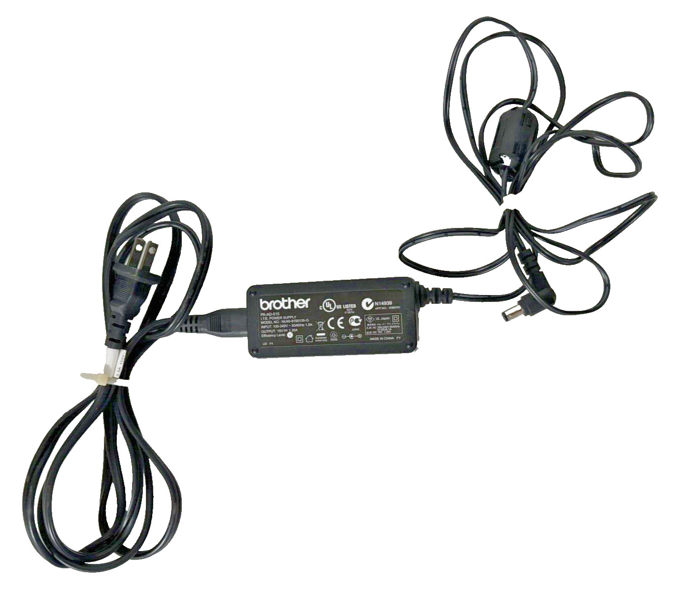 Genuine Brother I.T.E PA-AD-510 Power Supply for PocketJet 3 PJ622 PJ663 Printer