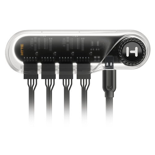 HYTE Powered USB Hub 4-Port Internal USB 2.0 Hub SATA Powered PC Expansion