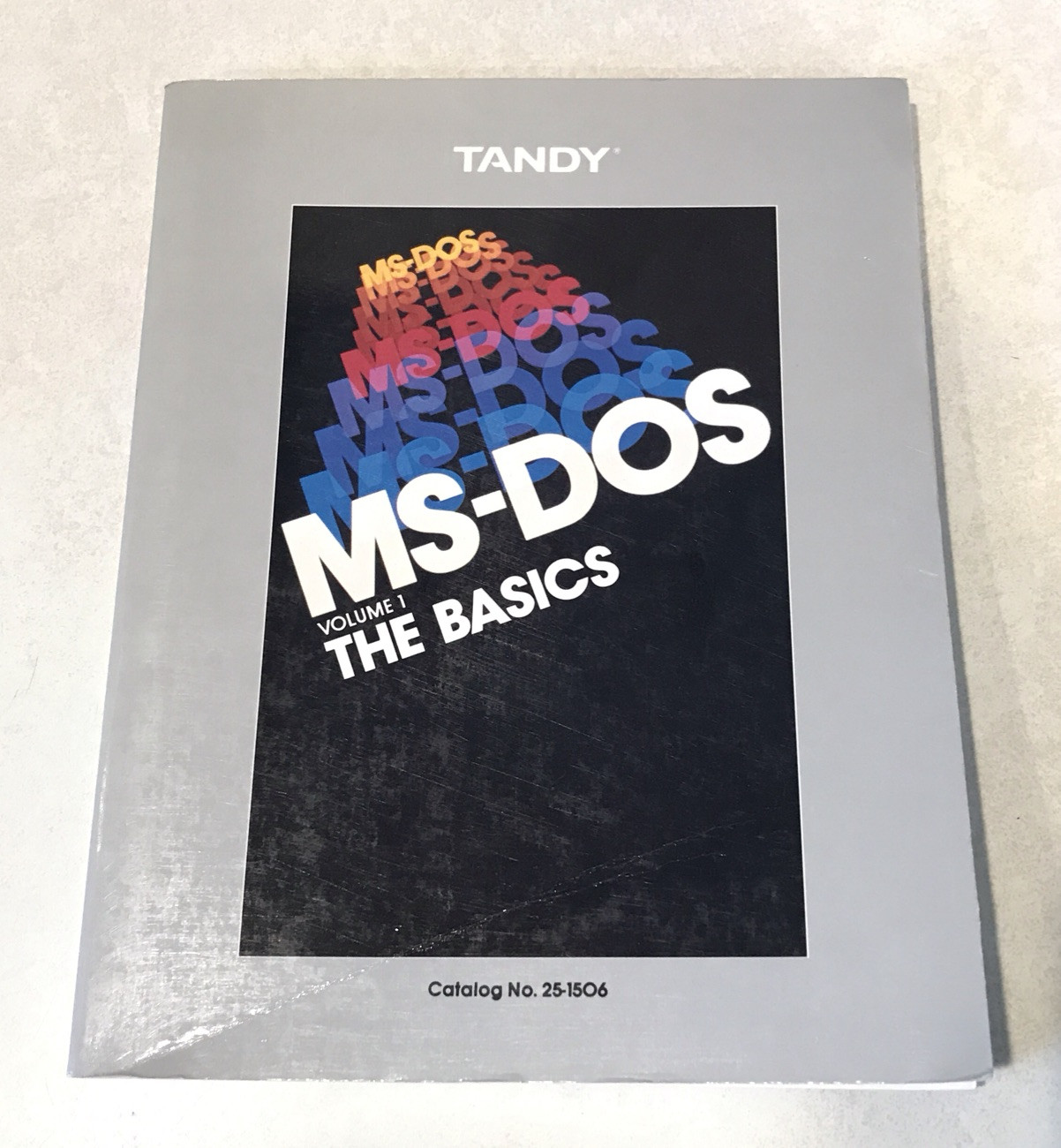 Vintage Tandy MS-DOS The Basics Volume 1 by David A Lien Paperback Book