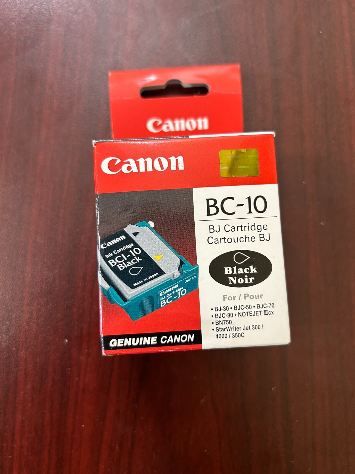 Genuine Canon BC-10 BLACK PRINTHEAD in OEM sealed box - NEW.