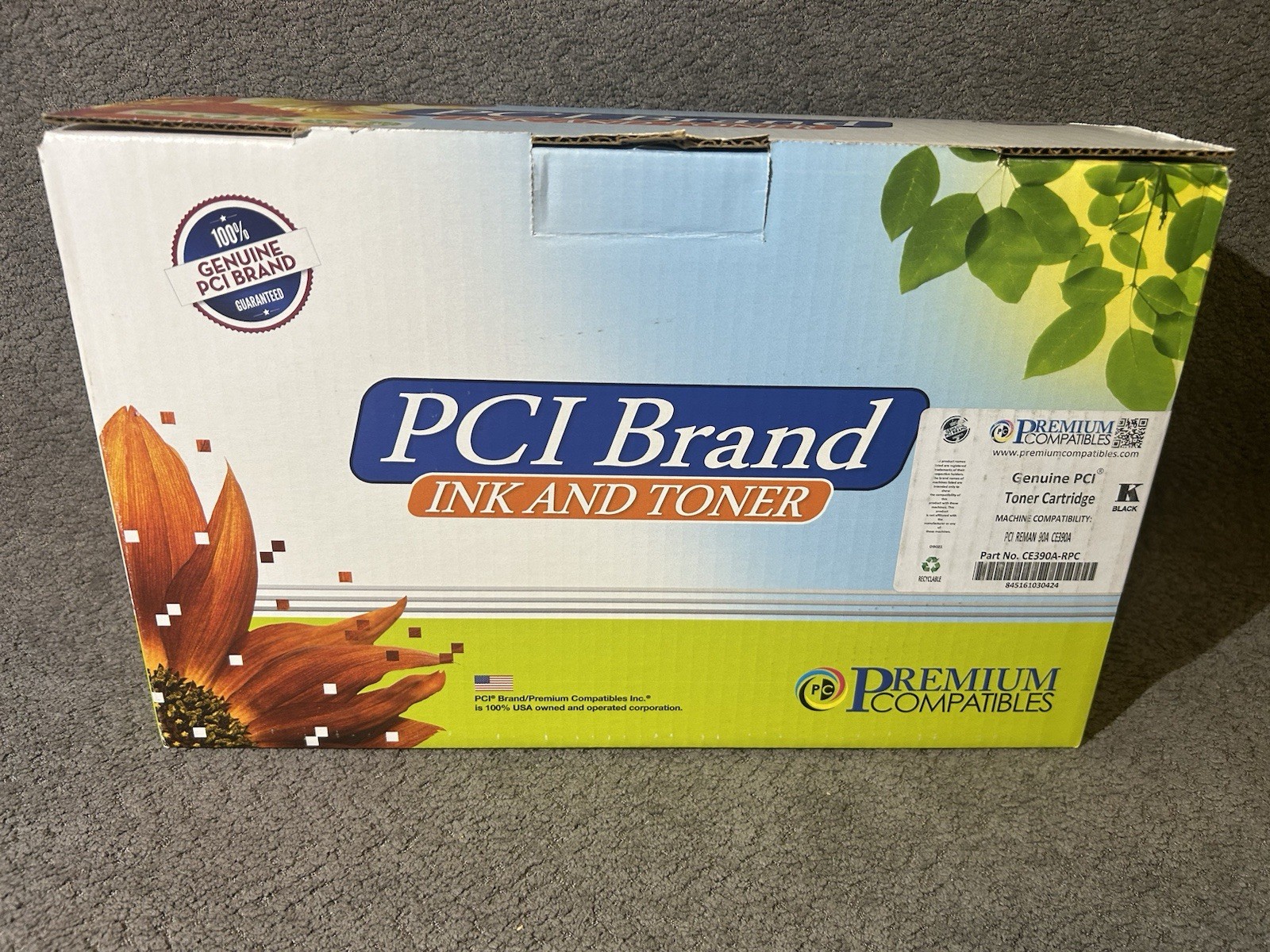 pCI Brand Black Toner Cartridge/ PCI Reman 99A / CE390A