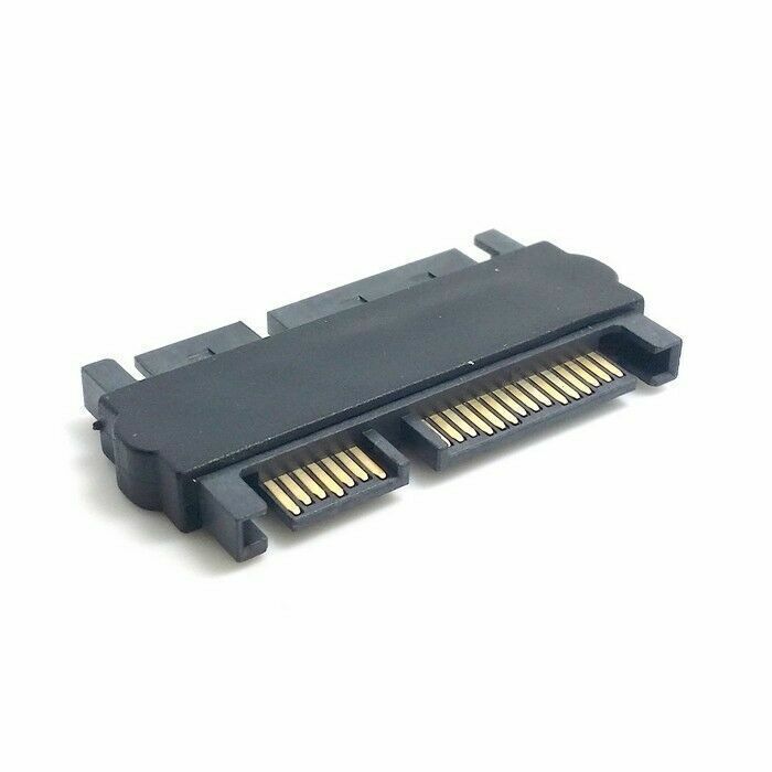 3.5" & 2.5inch SATA 22Pin Male to SATA 22P 7+15 Male Extension Convertor Adapter