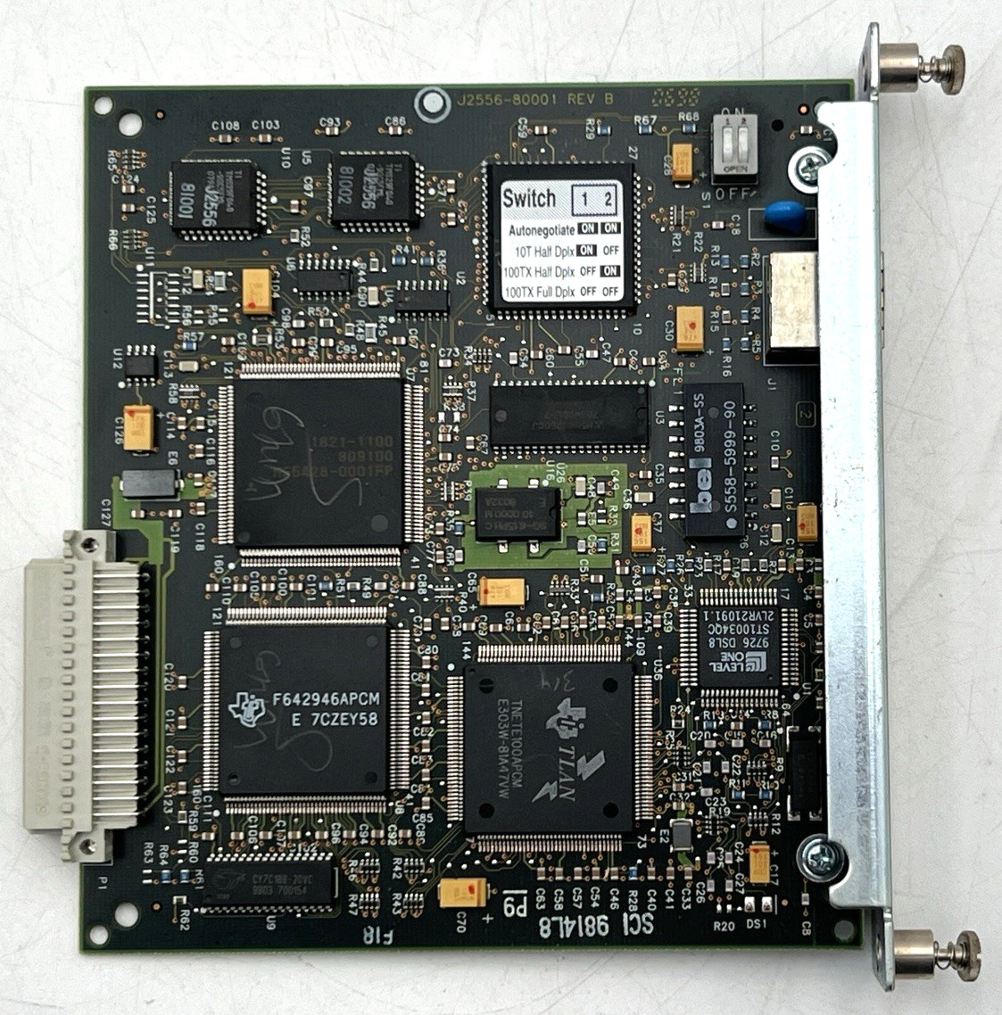 HP J2556-80001 J255680001 REV B HEWLETT PACKARD NETWORK SERVER CARD OEM