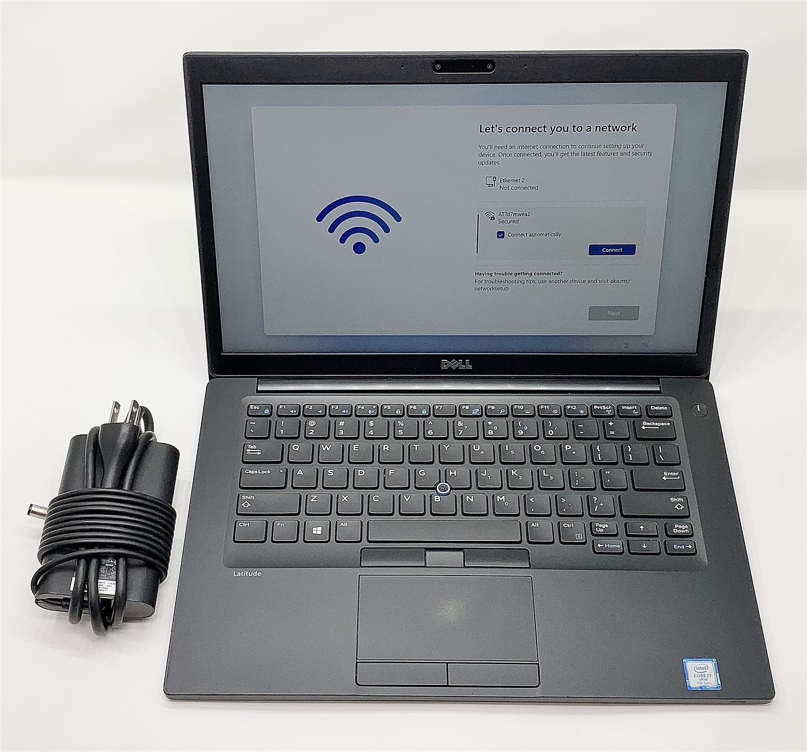 Dell Latitude 7480 Laptop i7 7600U 2.80GHZ 14" FHD 8GB RAM 256GB NVMe Windows 11