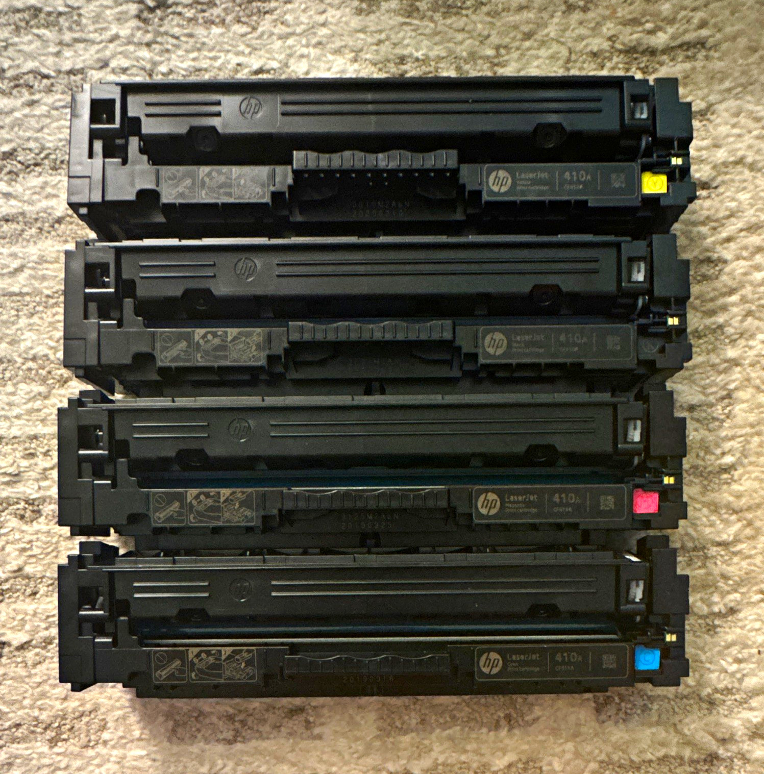 HP Genuine/Original 410A LaserJet Toner Set 4 Colors CF410A