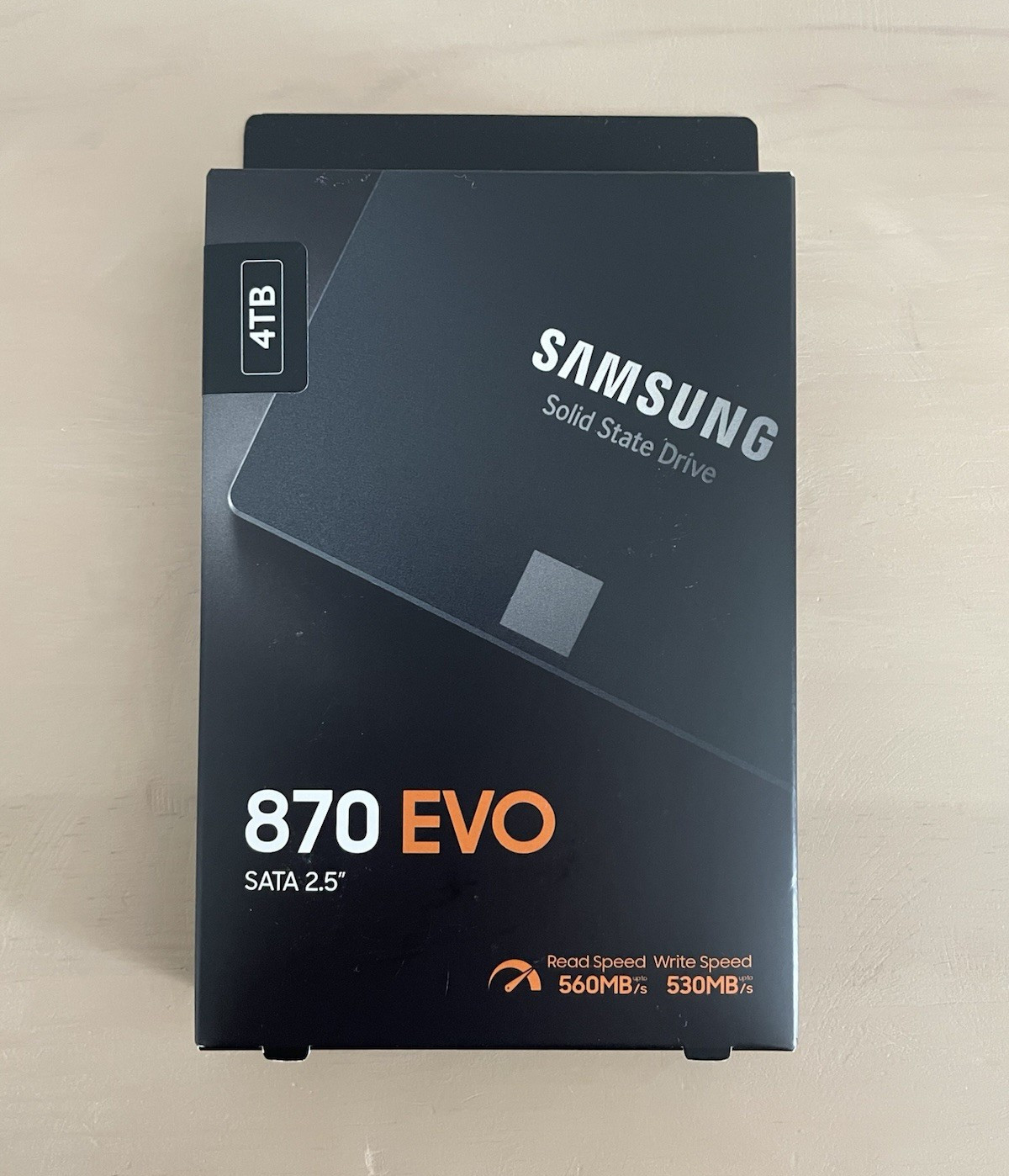 NEW Sealed Samsung 870 EVO 4TB 2.5" SATA Internal SSD 560/530MB/s MZ-77E4T0B/AM