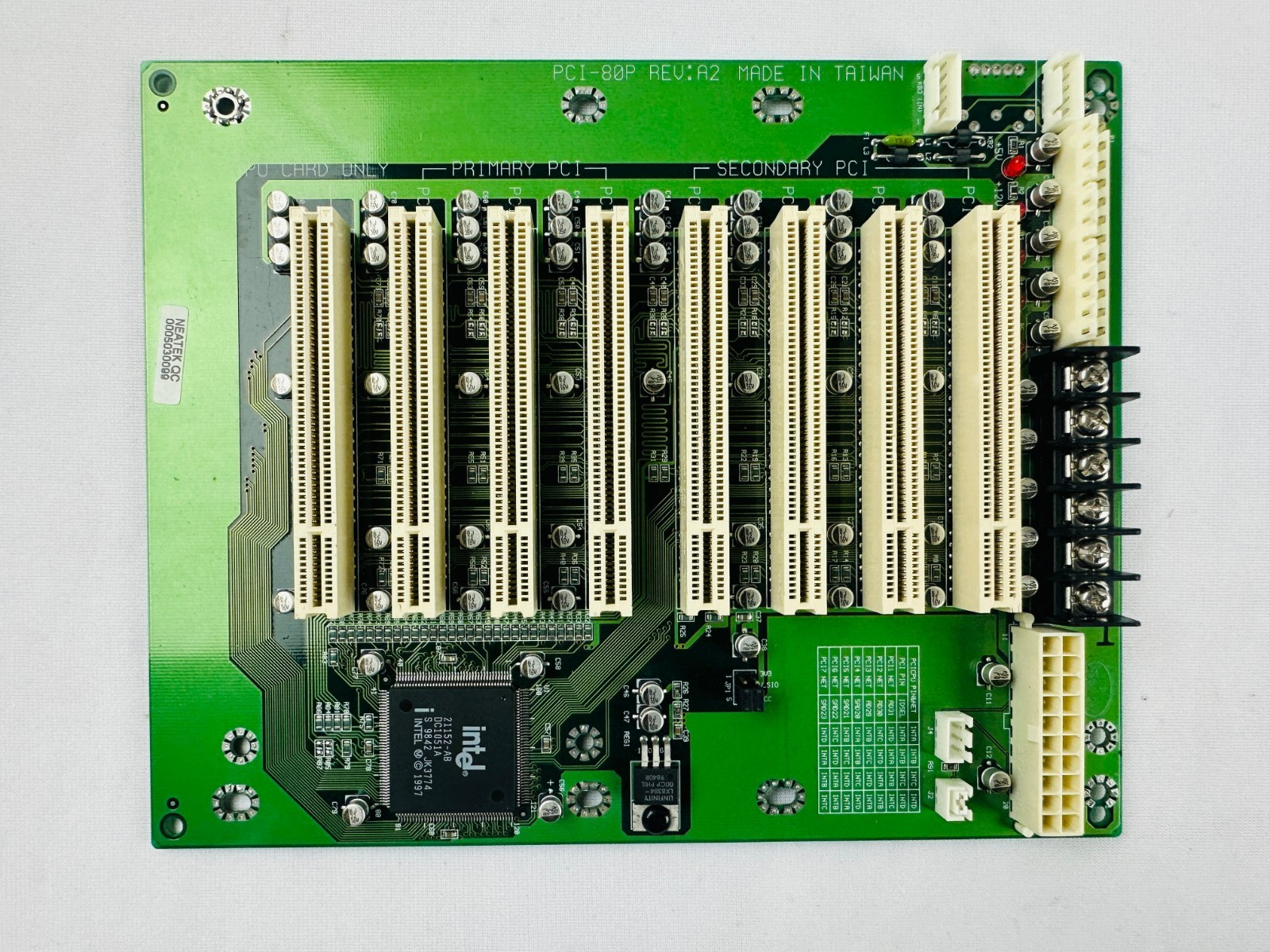IEI PCI-80P Backplane