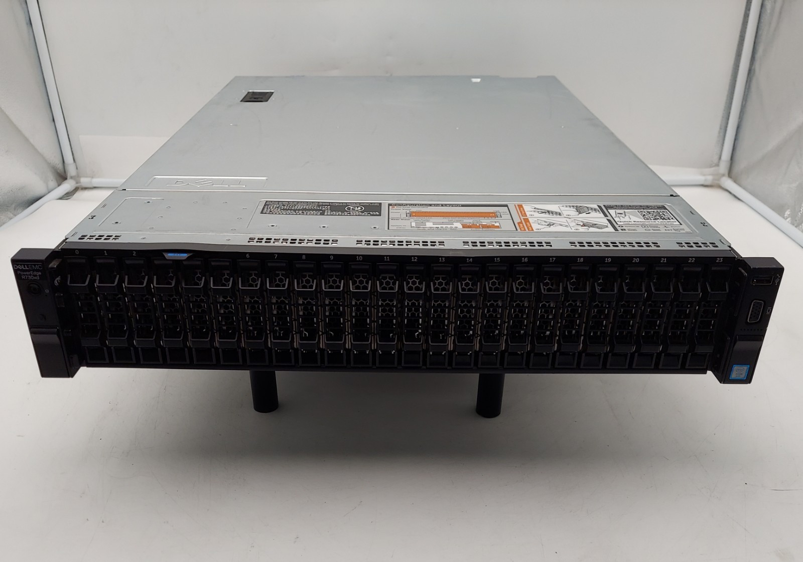 Dell PowerEdge R730xd Server 2x Xeon E5-2623 v3 3.0GHz 16GB RAM 2x 750W No HDD