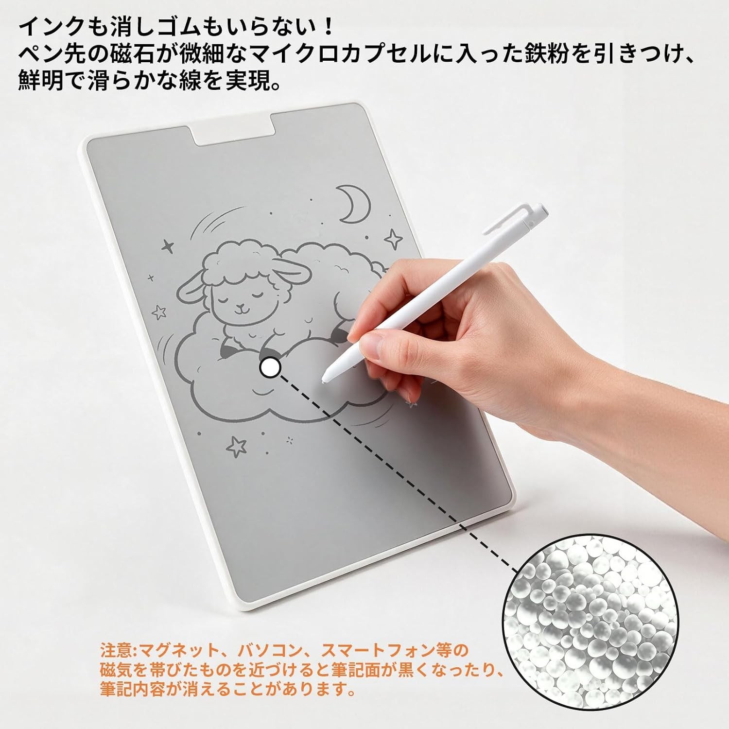 Magic Whiteboard Battery-Free CLEAN Memo Pad 10" A5 2026 BRAND NEW