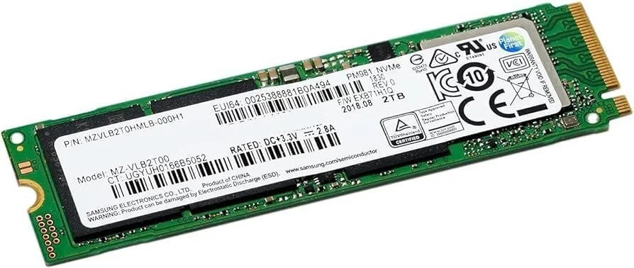 Samsung PM981 2TB NVMe SSD (MZ-VLB2T0B)