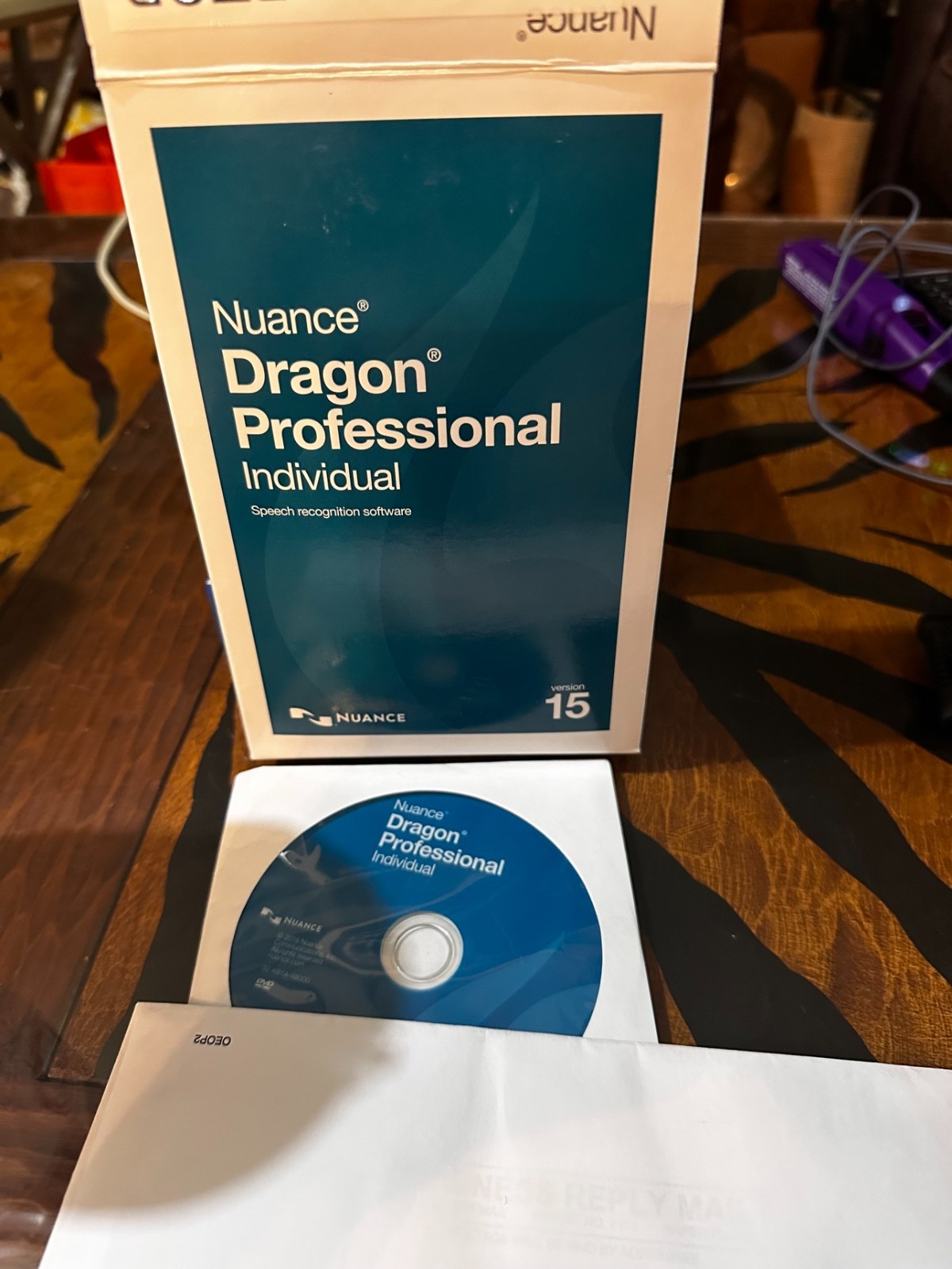 Nuance Dragon Professional Individual v15 Speech Recognition DVD