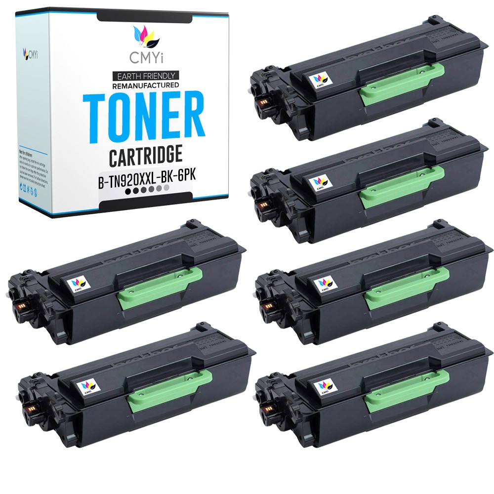 6-Pack Compatible CMYi TN920XXL Printer Toner fits Brother MFC-EX915DW L5710DN