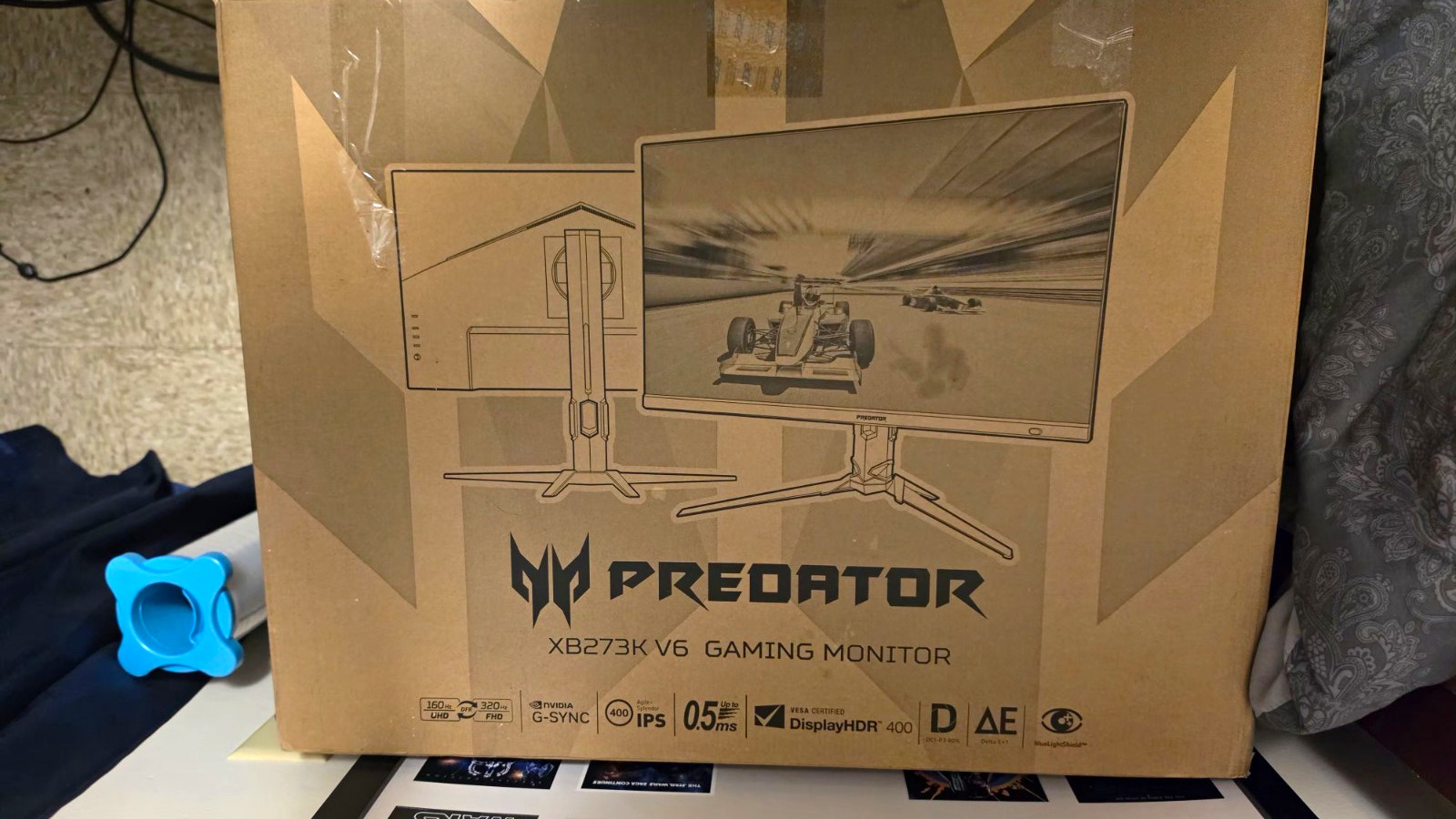 Acer Predator XB273K V6 27in IPS 4K160Hz & FHD320hz 0.5ms  Gaming Monitor Black