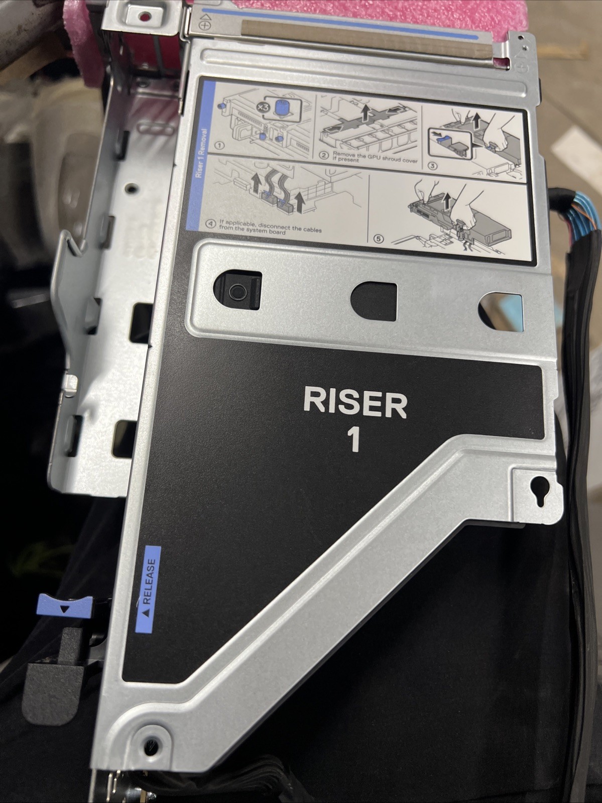 DELL POWEREDGE R750 RISERCARD 1 AND BRACKET P/N: 6053B1677501 BRAND NEW