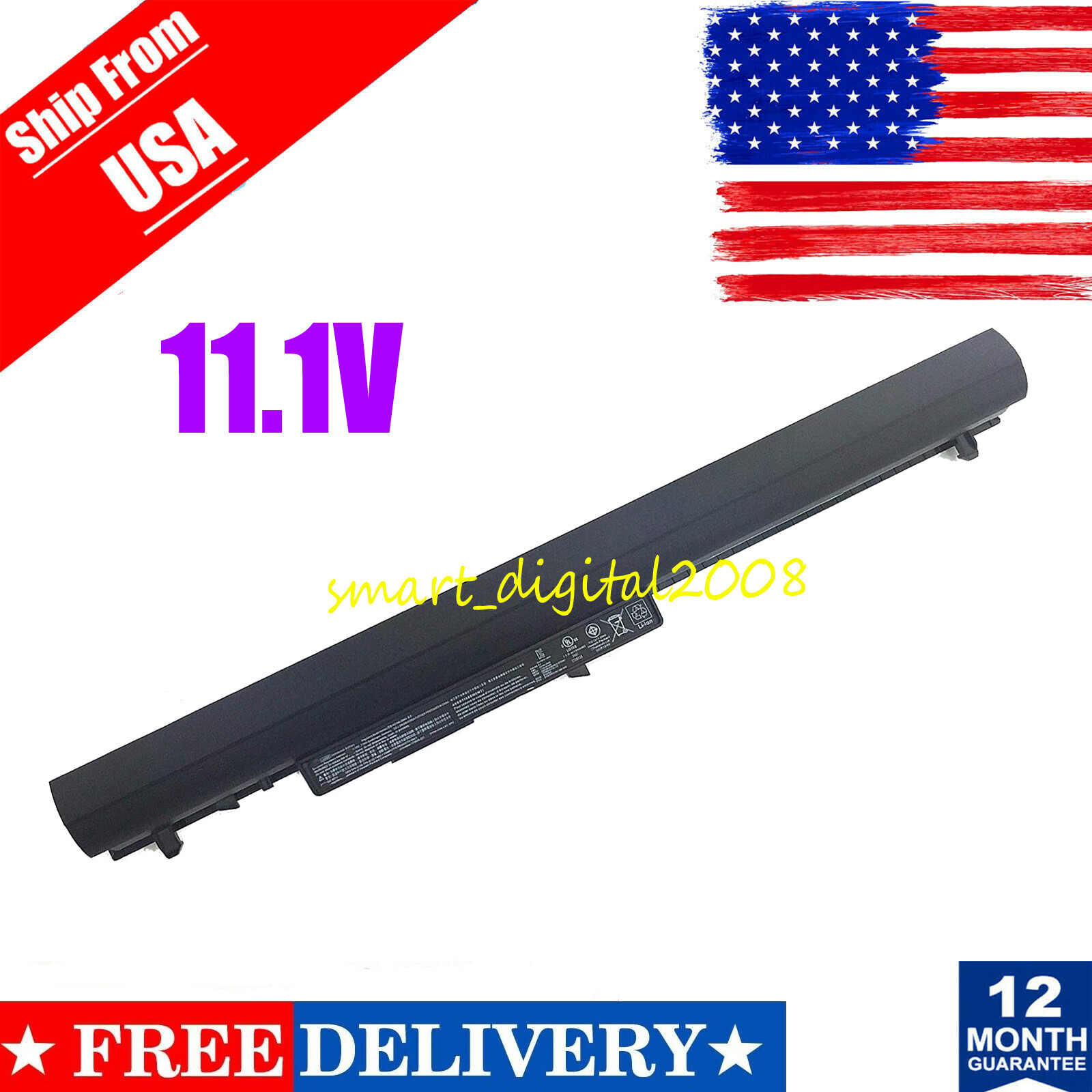 776622-001 LA03DF 775625-221 7752625-141 Battery for HP LA03 14-Y 15-F Series 