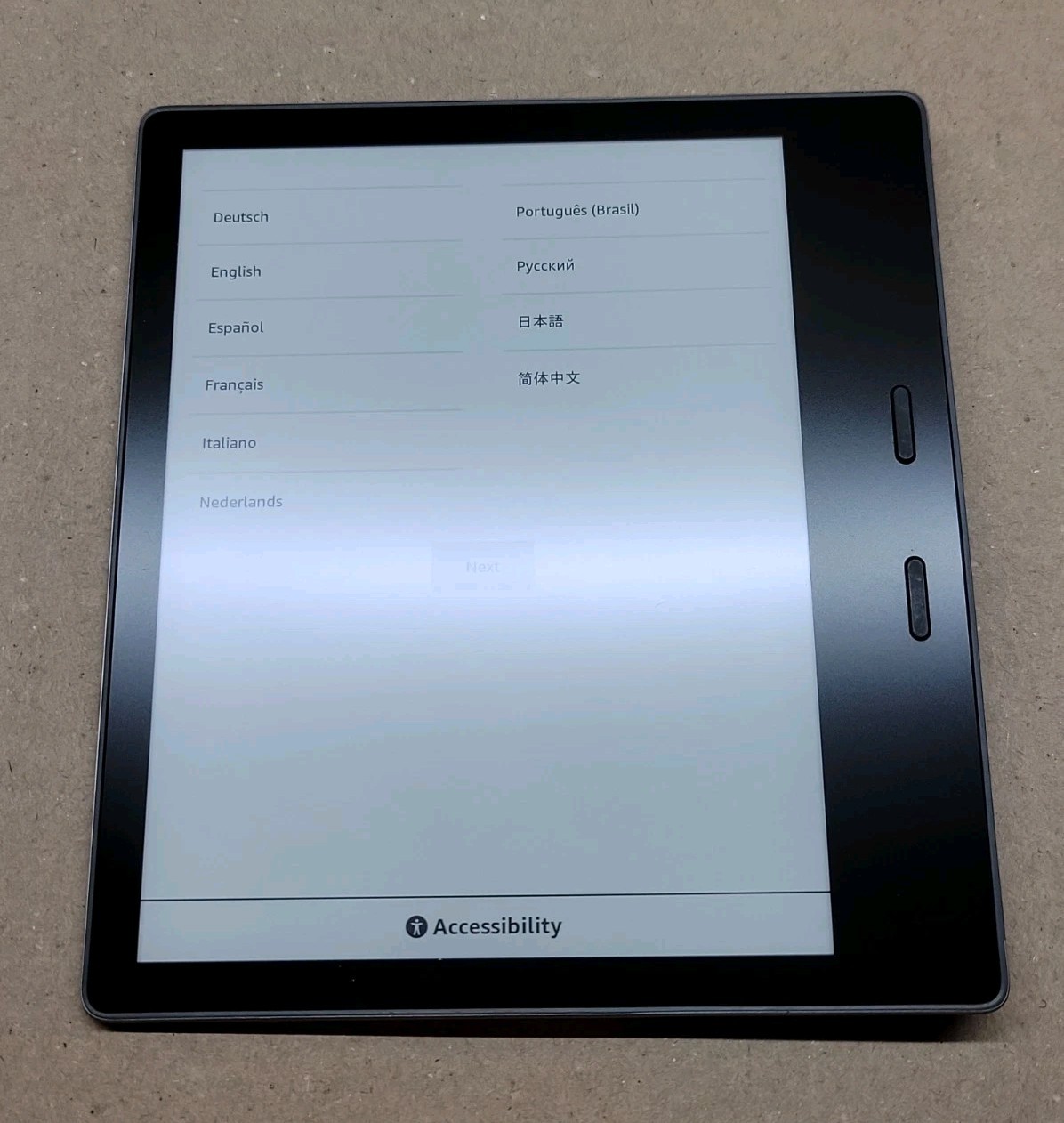 Amazon Kindle Oasis (10th Generation) 32GB, Wi-Fi + LTE 7in Graphite (Tested)