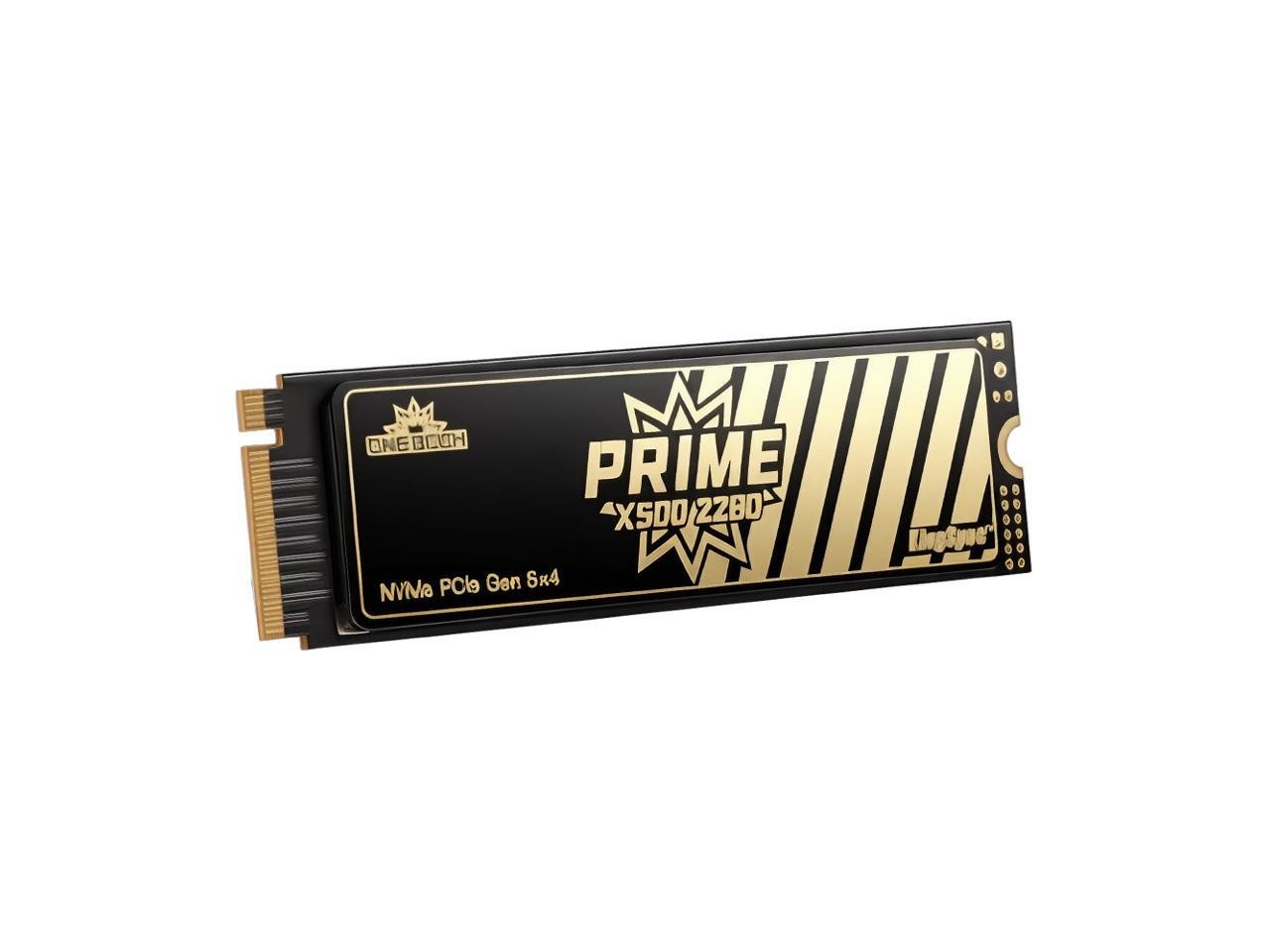 KingSpec OneBoom X500 1TB M.2 2280 PCIe 5.0 NVMe SSD Up to 14000MB/s Read,