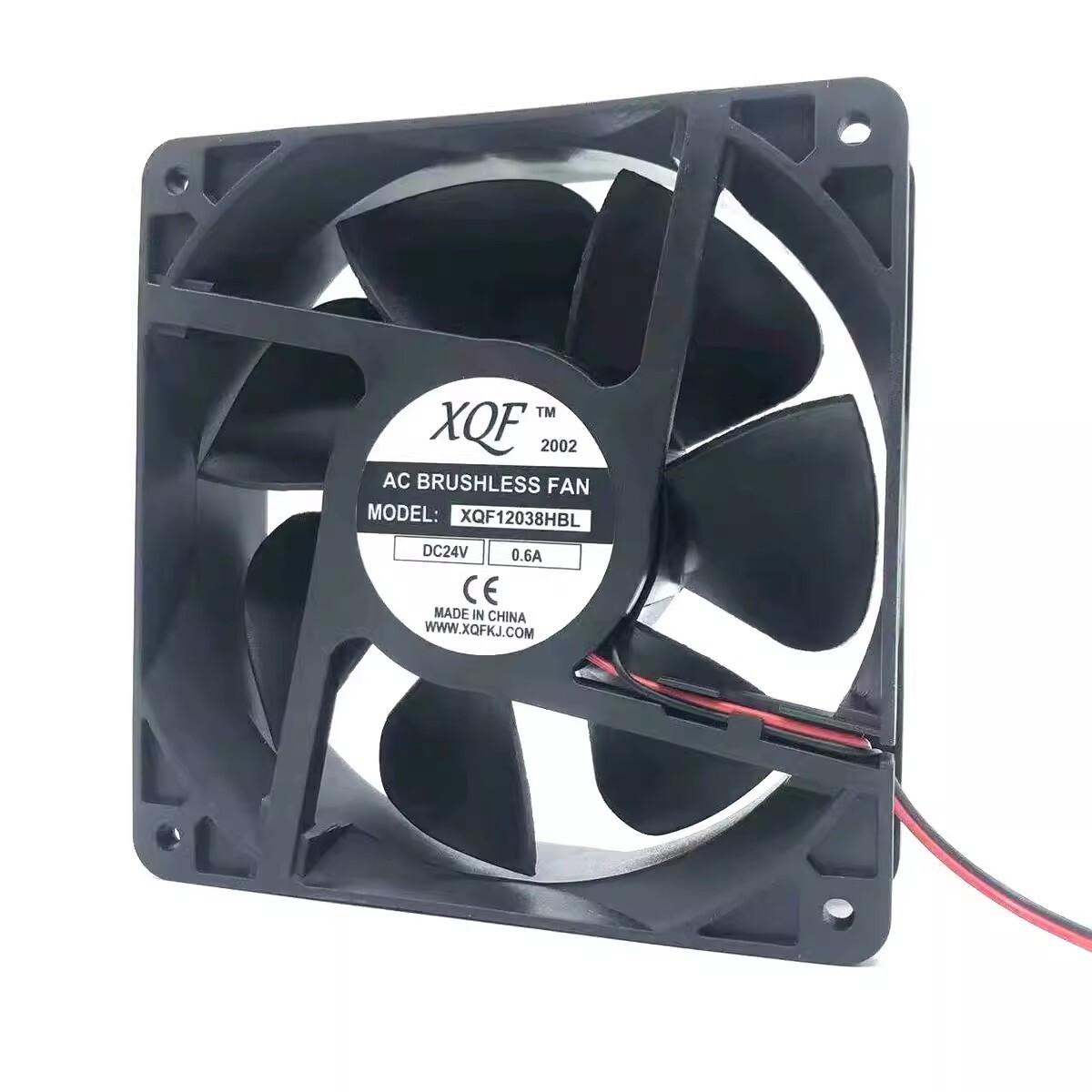 1PCS XQF12038HBL 12038 DC24V 0.6A 12CM 2-wire Inverter Cooling Fan