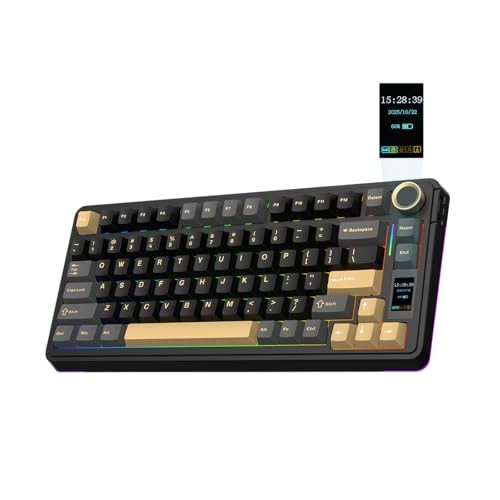 EPOMAKER X Aula EA75 Max Wireless 75% Hot-Swap Mechanical Keyboard Screen & Knob