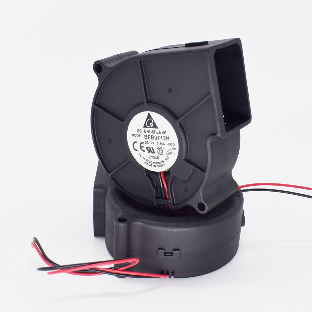 10pcs Delta BFB0712H 75x75x30mm 12V 0.36A Brushless DC Cooling Ball Blower Fan