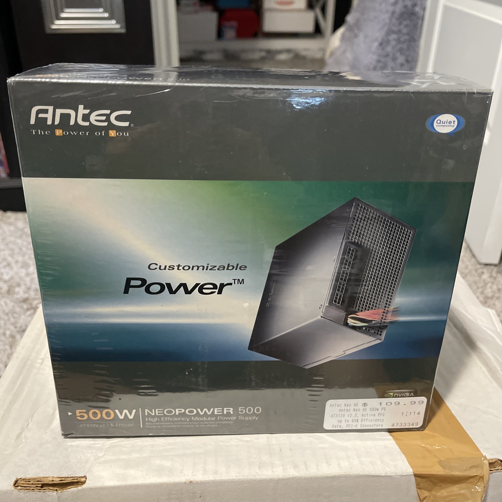 Brand New Antec NEOPOWER 500 500W High Efficiency Modular Power Supply Sealed