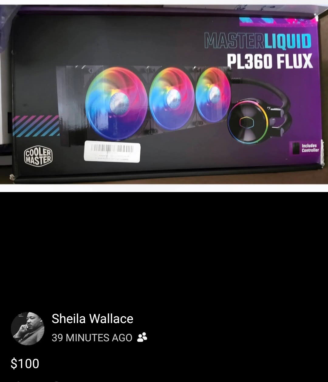 Cooler Master MasterLiquid PL360 FLUX AIO Liquid CPU Cooler MPN PL360 FLUX