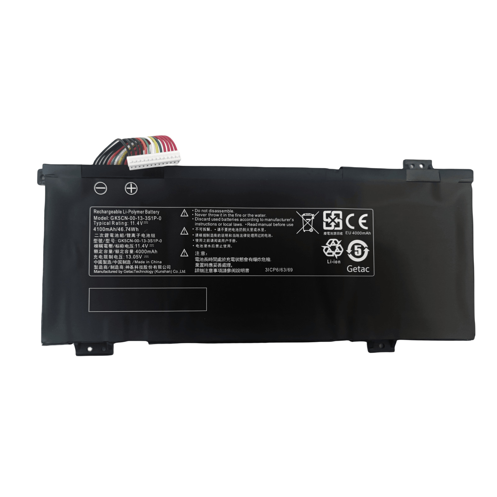 Genuine GK5CN-00-13-3S1P-0 Battery for Getac GK5CN5Z GK7CN6S GK5CN-11-16-3S1P-0