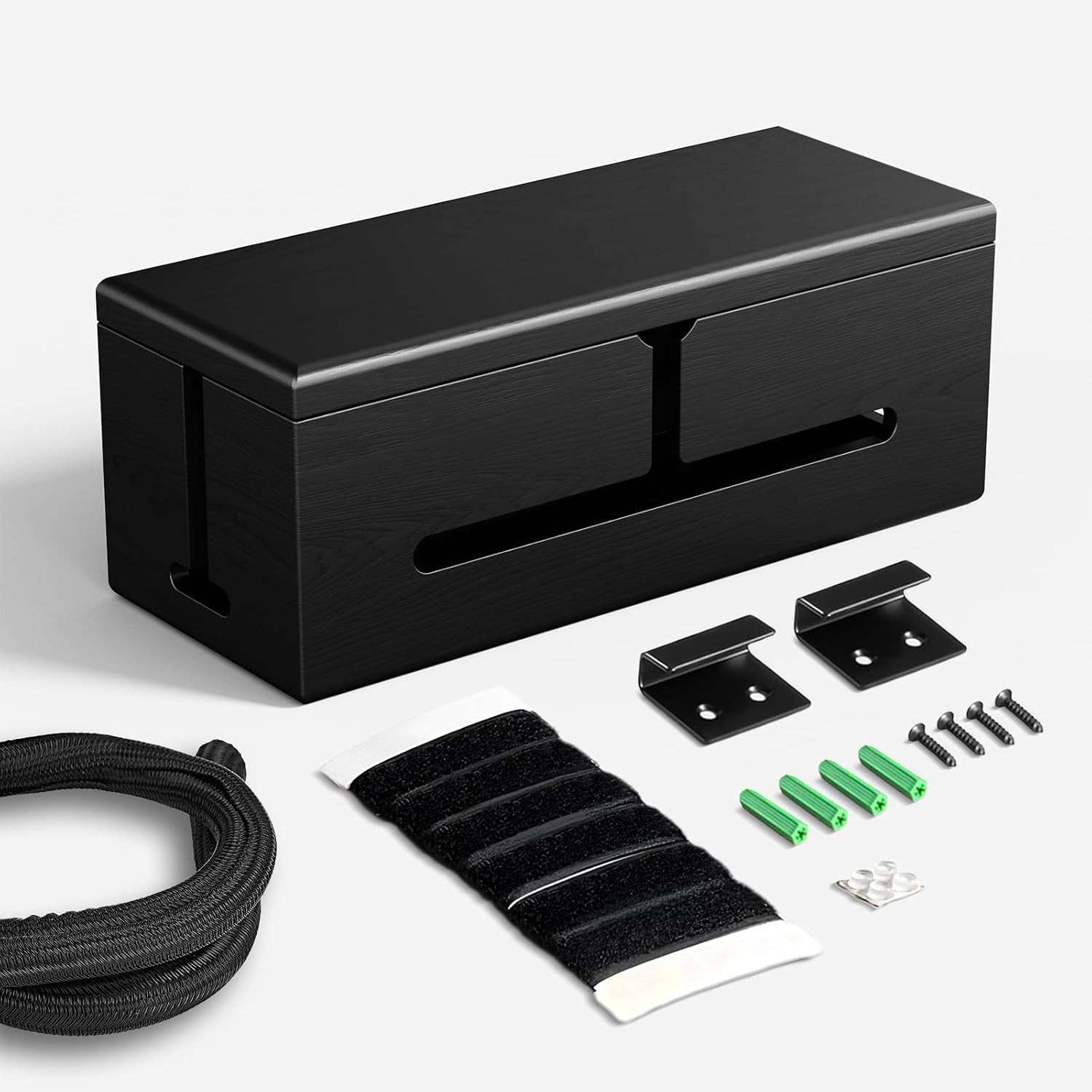 Large Cable Management Box-Stylish Wire Organizer, Wire Concealer and Wire Manag