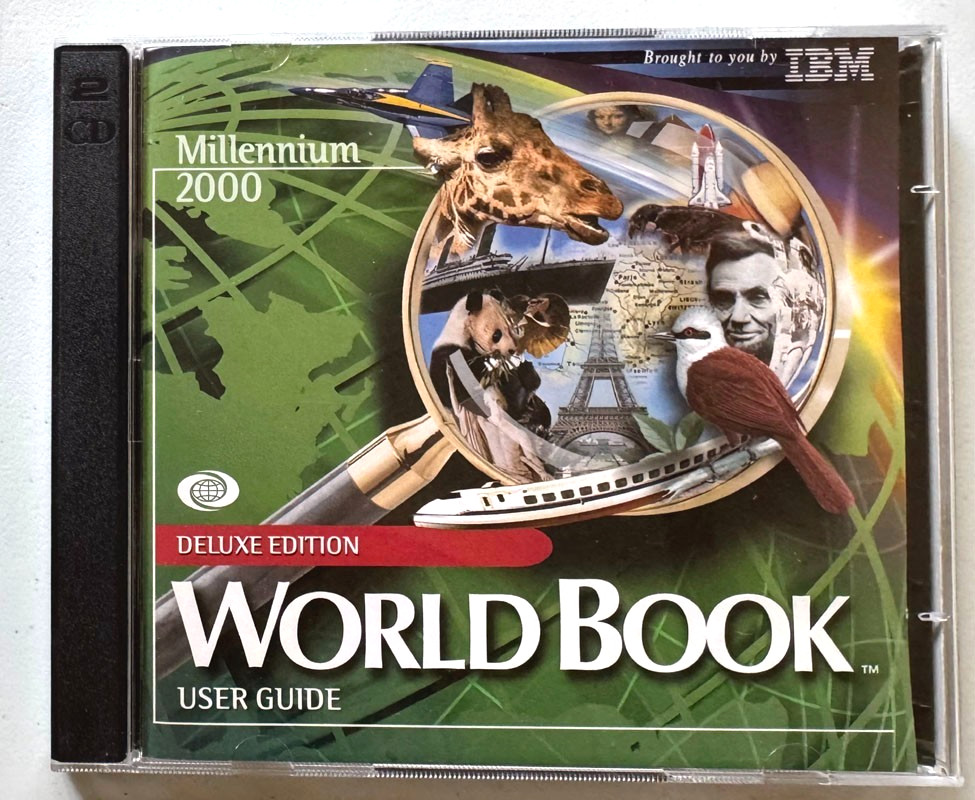 IBM World Book Millenium 2000 PC Multimedia CD-ROM
