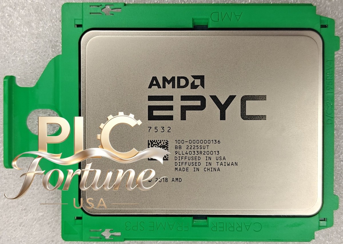 New AMD EPYC 7532 32Core 2.4GHz 256M 100-000000136 Socket SP3 200W CPU Processor