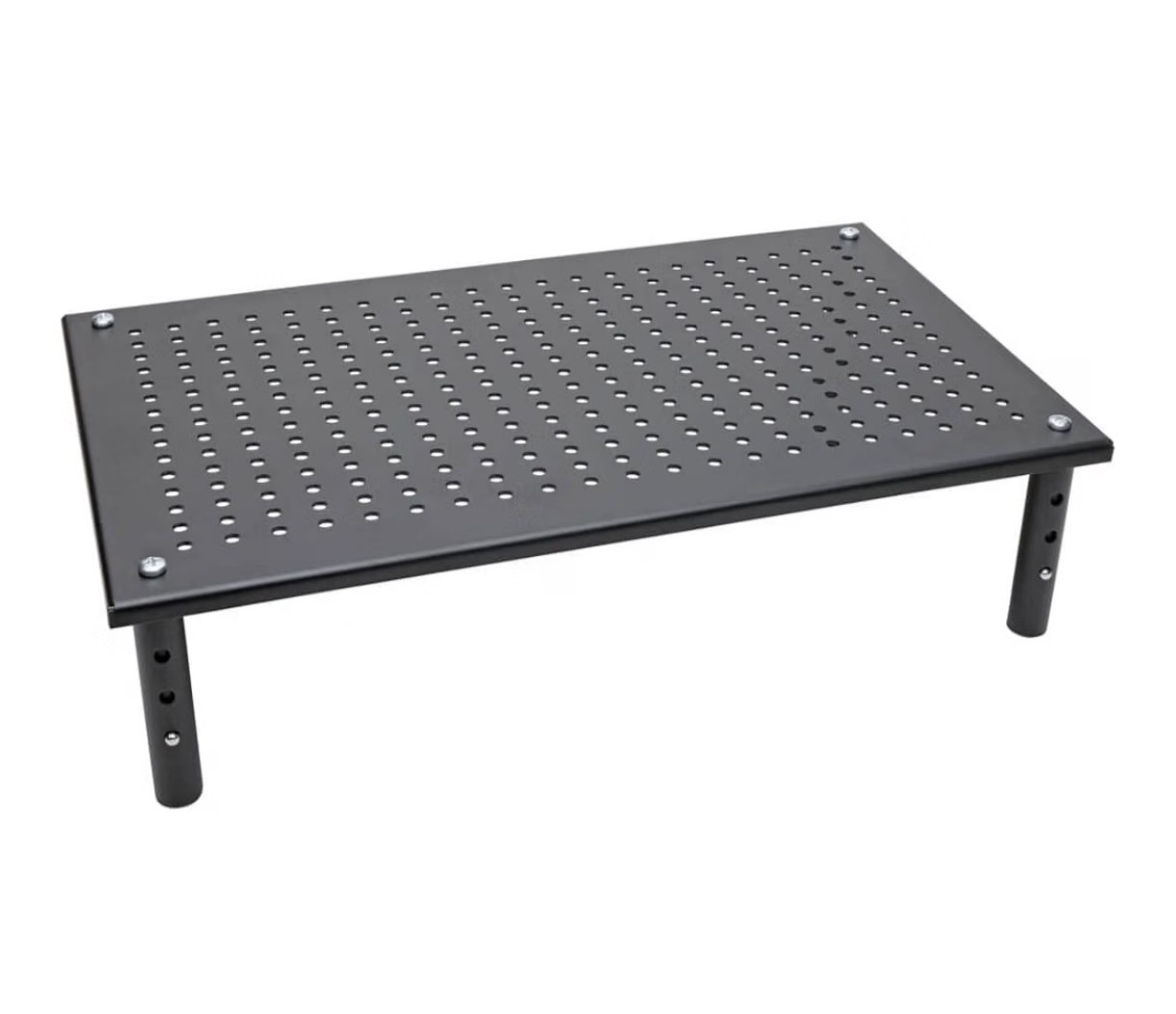 Tripp Lite Computer Monitor Stand, Adjustable Height, 18 x 11 in., Metal, Black