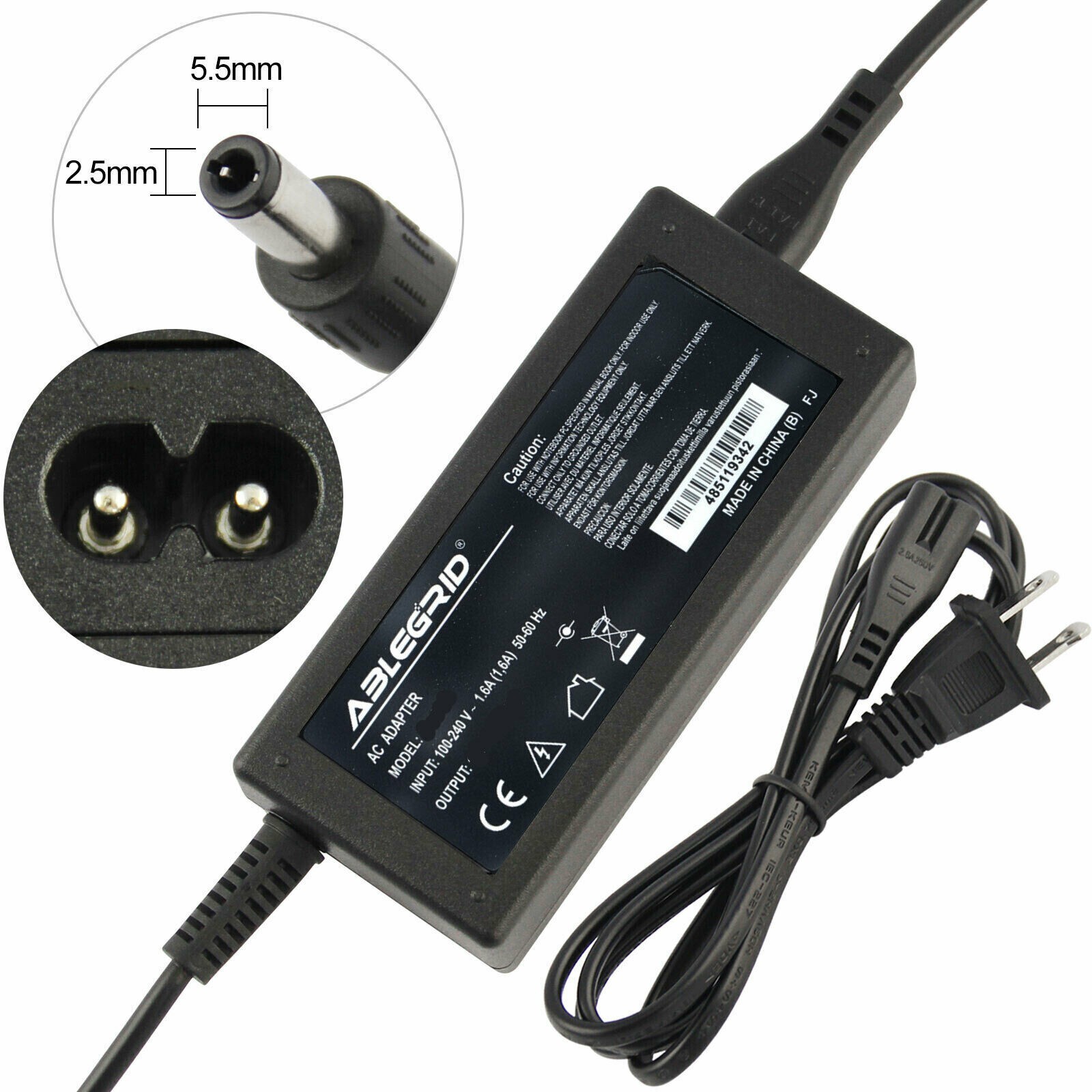 65W 19V 3.42A AC Adapter Charger For ASUS RT-AX88U RT-AX6000 WiFi Router Power