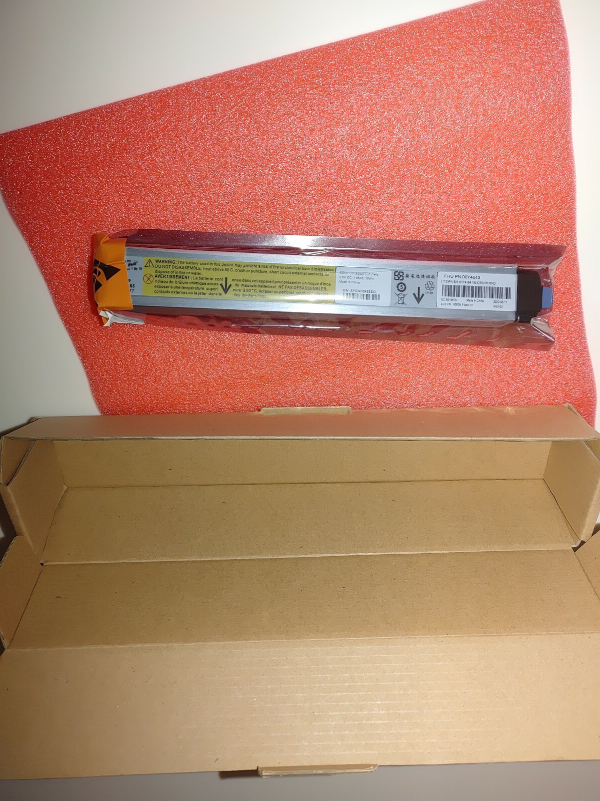 00Y4643 IBM V3700 V3500 Node Canister Battery BBU 00Y4594, 90Y7689, 90Y7632