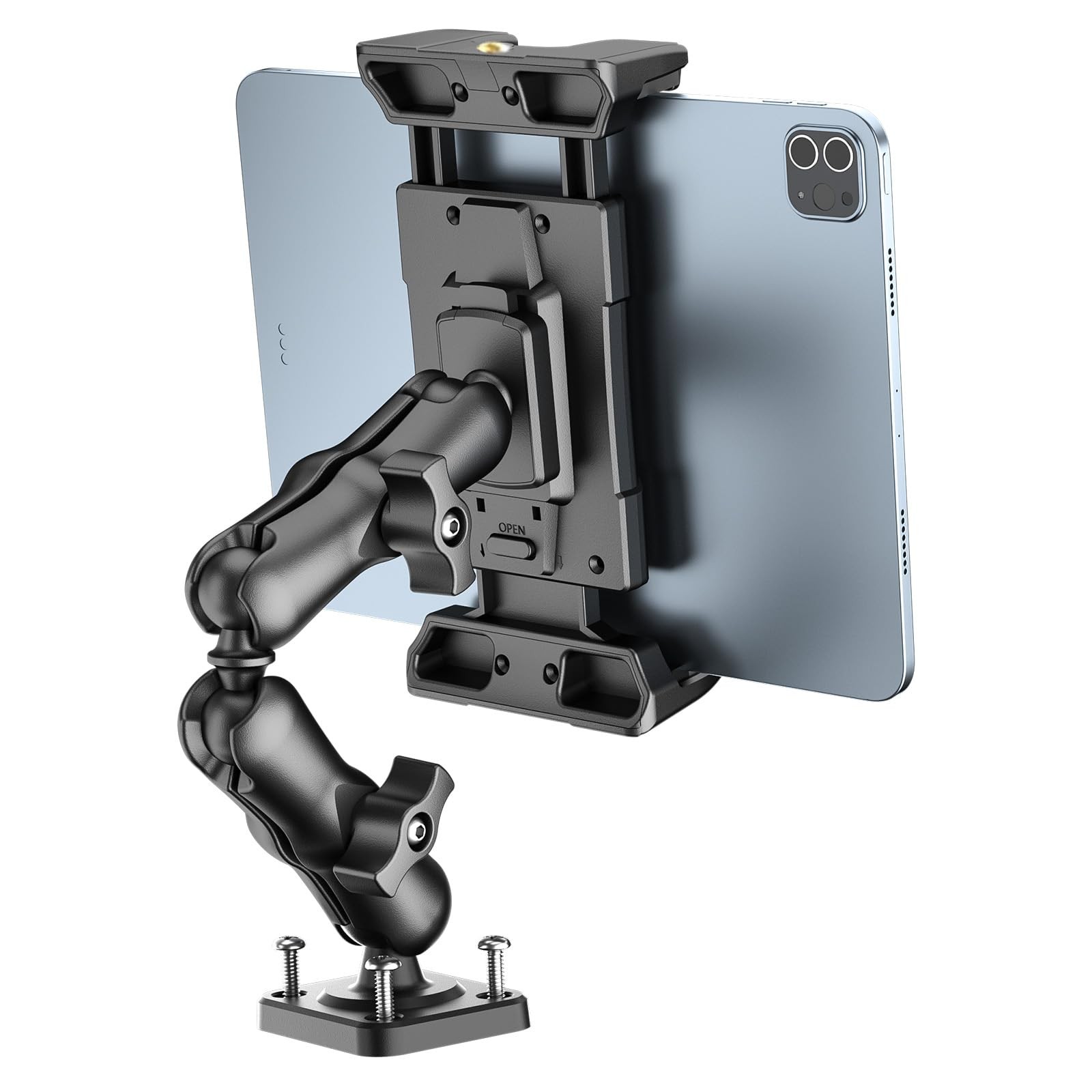 Tablet Mount for Truck Heavy Duty Drill Base Holder for 513 inch Tablets
