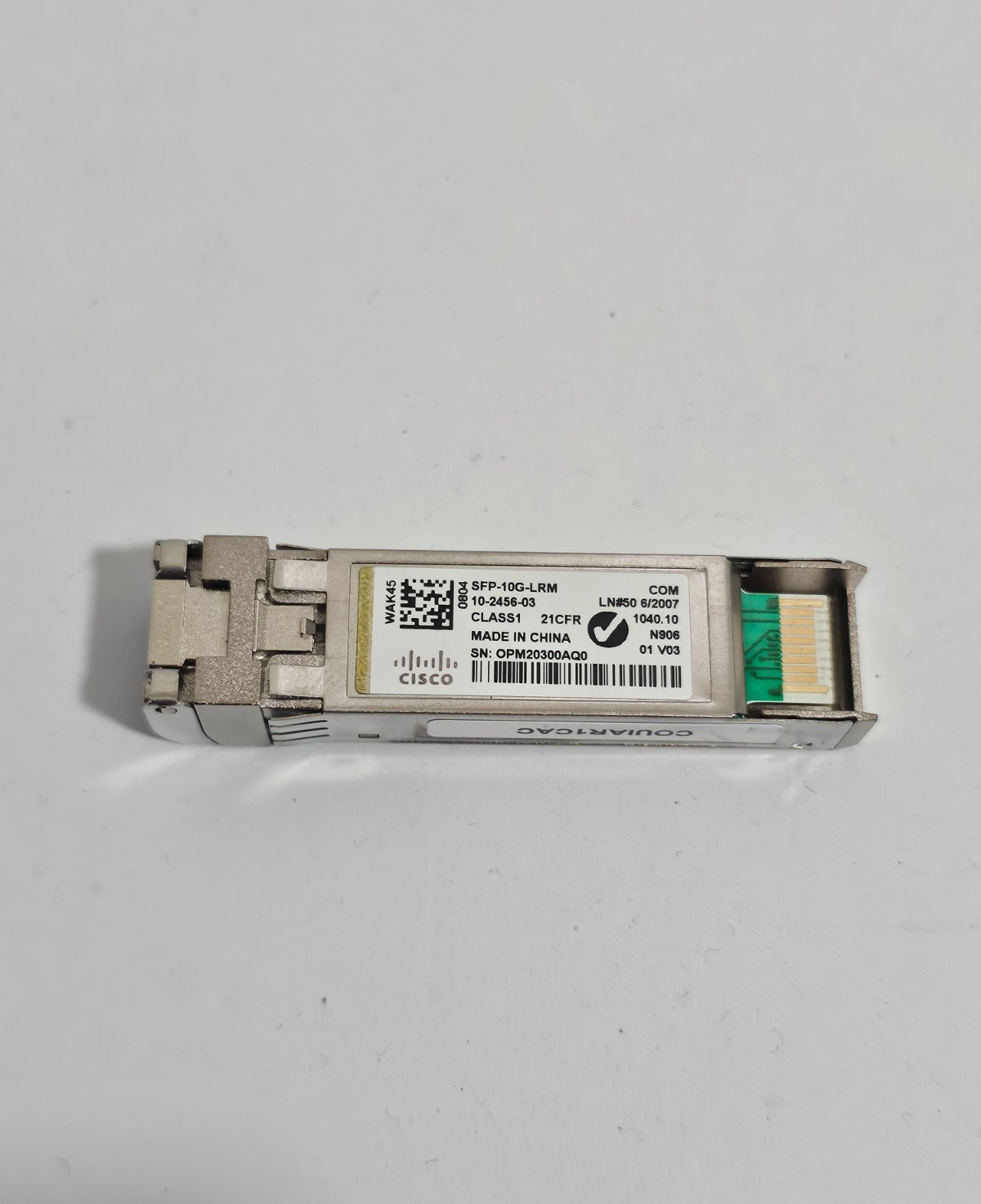 Cisco SFP-10G-LRM 10GBASE-LRM SFP+ Module for MMF and SMF 10-2456-03 Genuine