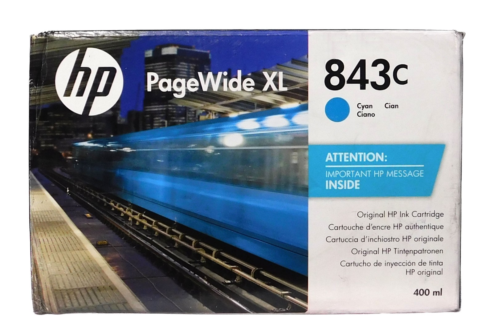 HP 843C/C1Q66A Cyan Ink Cartridge