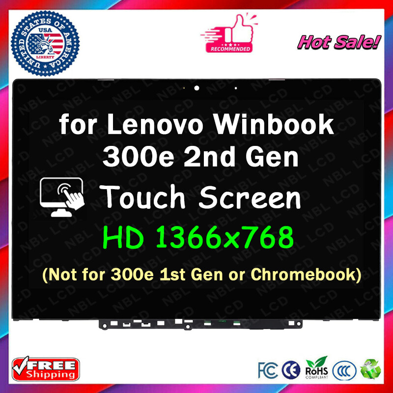 New 11" for Lenovo WinBook 300e 2nd Gen 81M9 5D10T45069 LCD Touch Screen