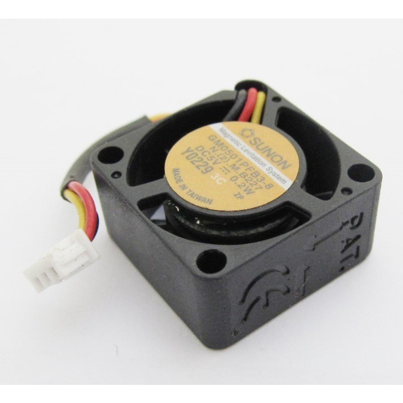 10pcs SUNON Mini DC Fan 20mm x 20x10mm 2010 GM0501PFB3-8 5V 0.2W 3pin Connector