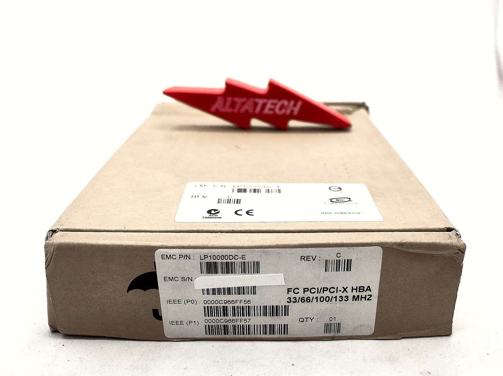 New Open Box Emulex LP10000DC-E 2Gb DP PCI-X FC Fibre Channel Host Bus Adapter