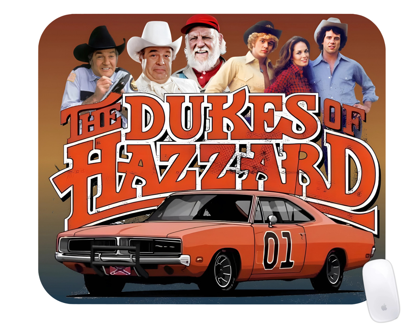Custom Mouse Pad Personalized Photo Office Desk Mat Dukes of Hazzard General