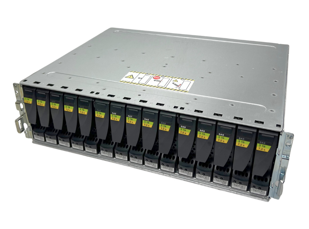 EMC KTN-STL3 15-BAY 3.5" SAS Storage Array With 15x 3.5" HDD Trays, No HDDs