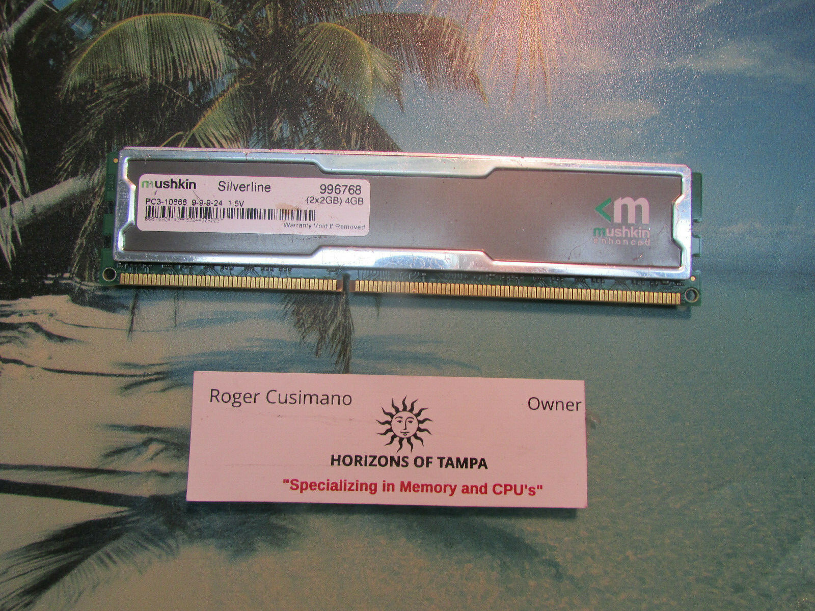 Mushkin Silverline 996768 2 2GB DDR3 PC3-10666 1333MHz 1.5V Memory