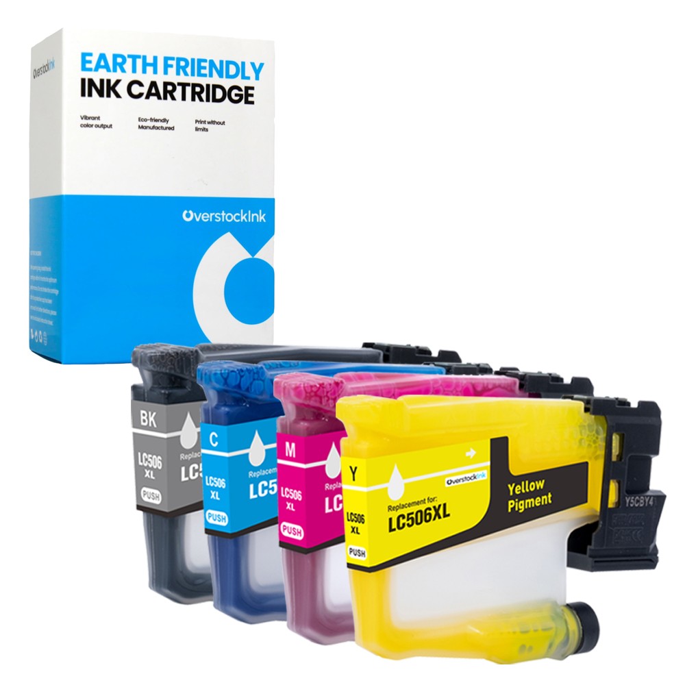 4PK OSI Compatible LC506XL Ink Cartridges Combo fits Brother MFC-J4355DW J4555DW