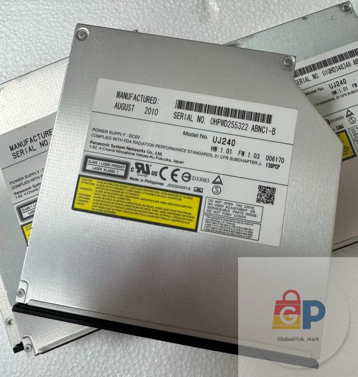 Panasonic UJ-240 6X Blu-Ray Burner Writer BD-RE DVD RW Internal Slim SATA Drive