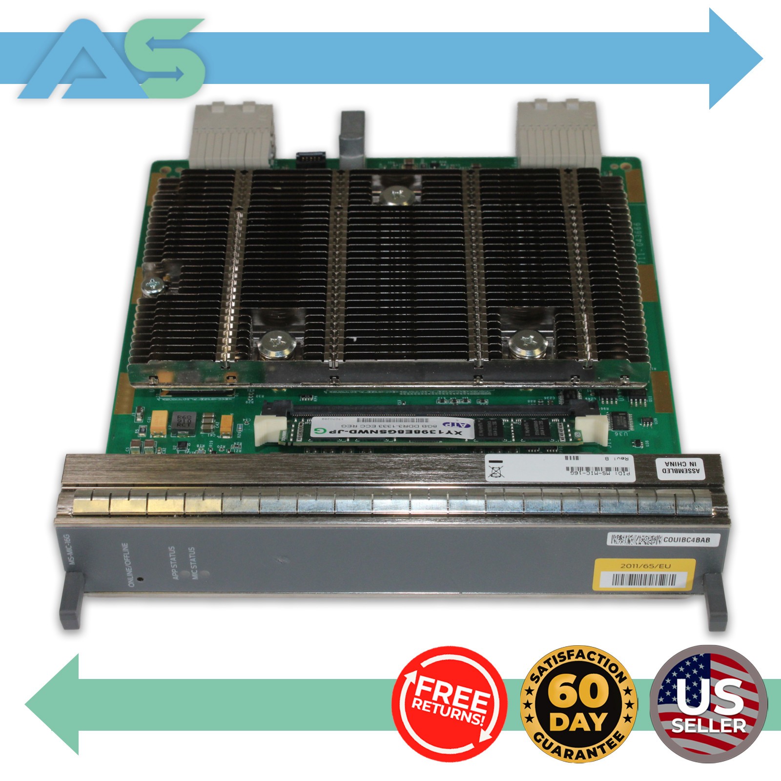 Juniper Networks MS-MIC-16G MX Series 16GB Multiservices Modular Interface Card